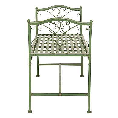 Safavieh Elegant Green Indoor / Outdoor Bench 