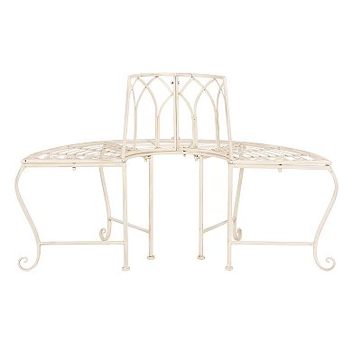 Safavieh Indoor / Outdoor Semi-Circle Bench