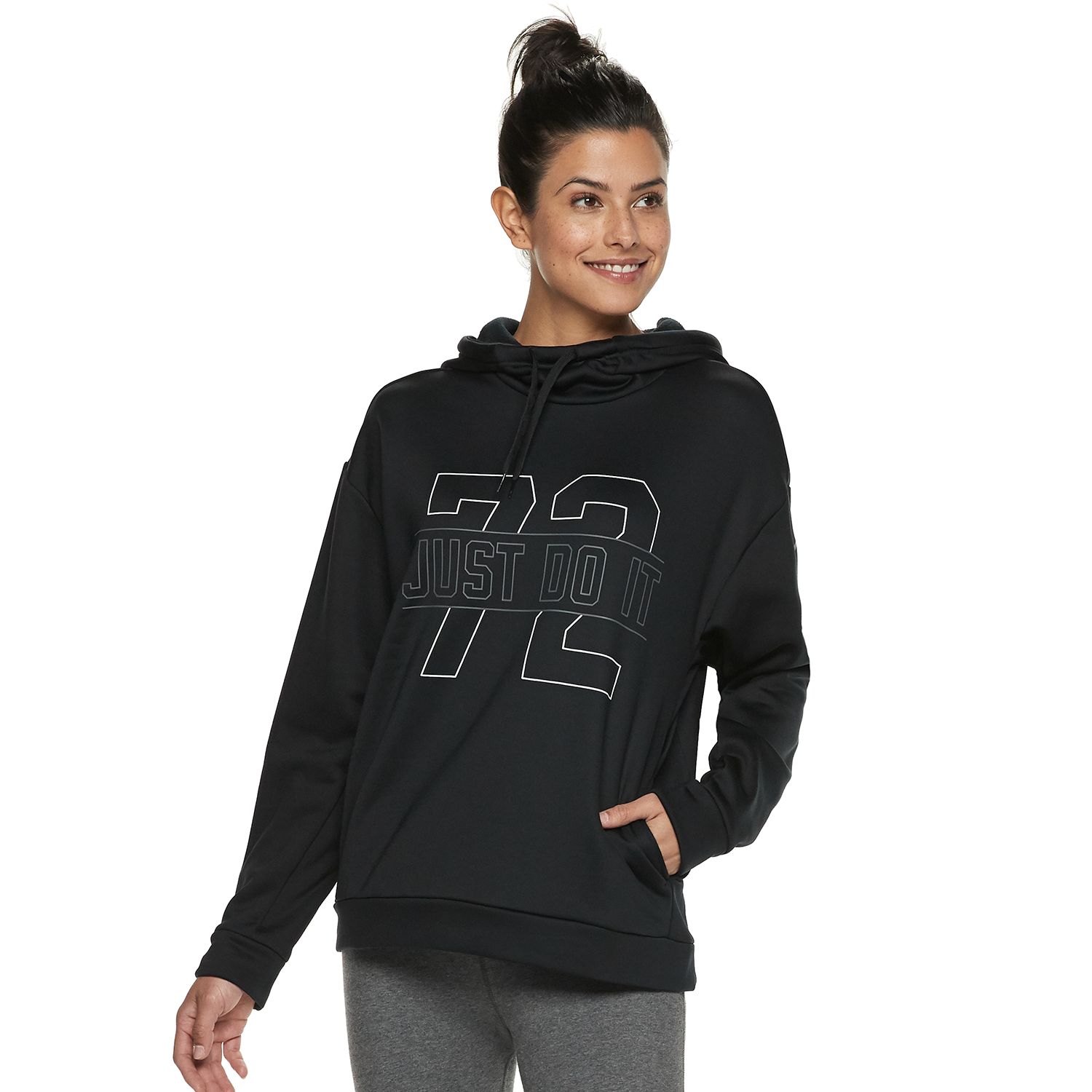 women's nike therma fleece training hoodie