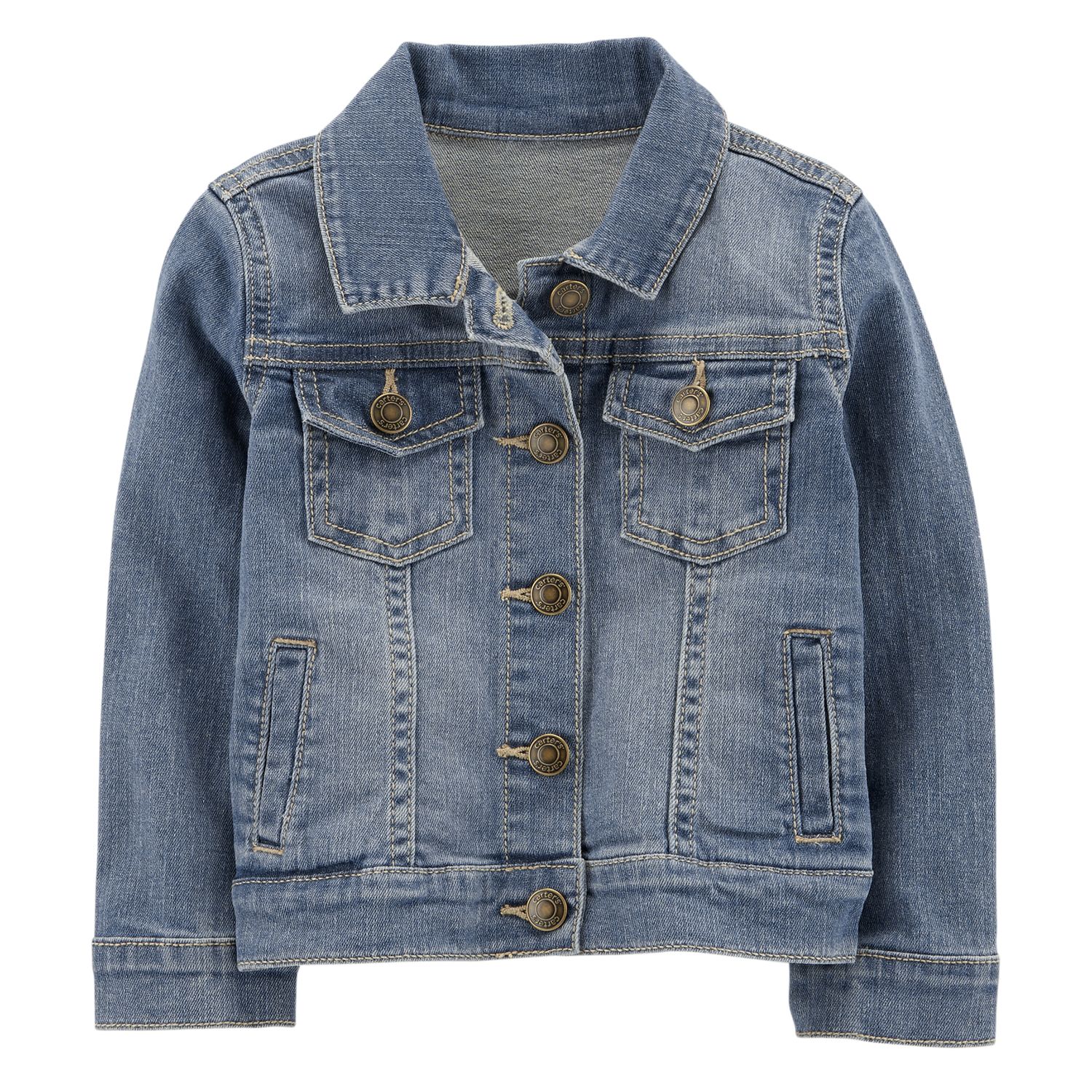 baby girl denim vest