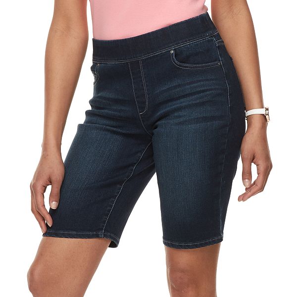Women's Croft & Barrow® Pull-On Bermuda Shorts