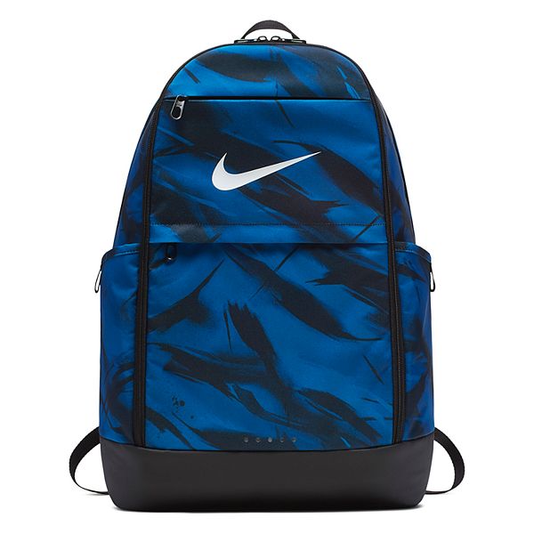 Nike blue camo clearance backpack