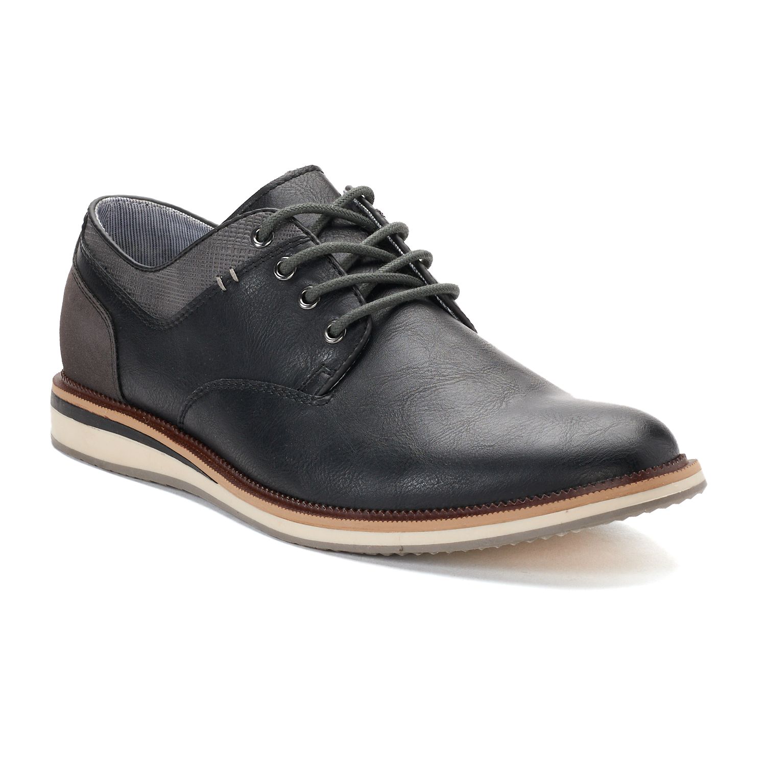 mens casual black dress shoes