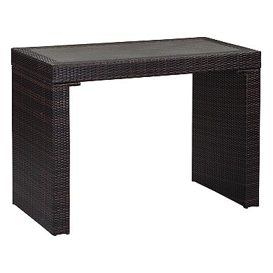 Safavieh Indoor / Outdoor Wicker Bar & Stool 7-piece Set