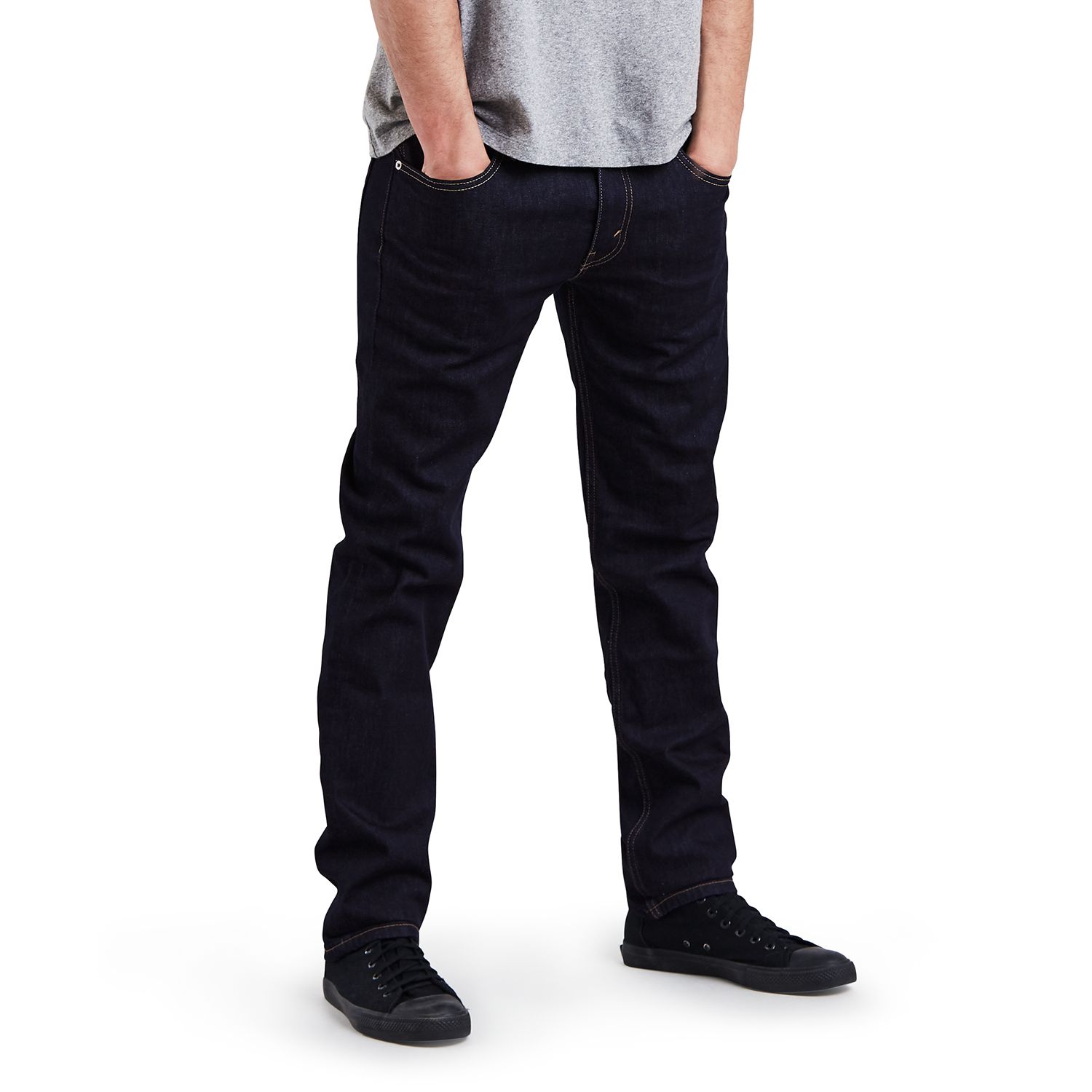 levi's slim men's black jeans