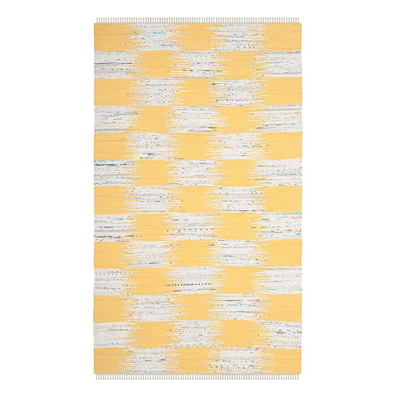 Safavieh Montauk Barrett Geometric Rug, Yellow, 5X8 Ft