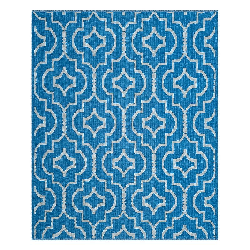 Safavieh Montauk Verena Quatrefoil Rug, Blue, 8X10 Ft