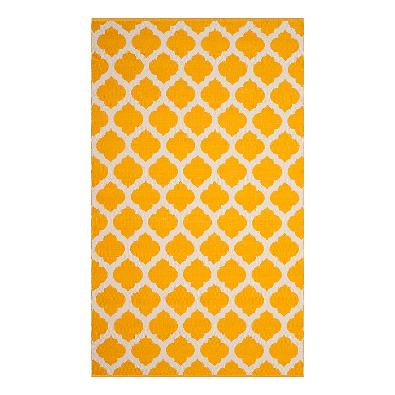 Safavieh Montauk Amari Trellis Rug, Yellow, 5X8 Ft