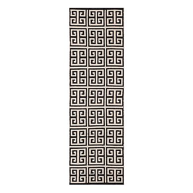 Safavieh Montauk Dani Greek Key Tile Rug
