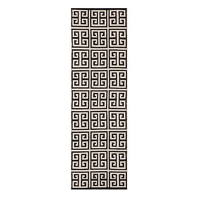 Safavieh Montauk Dani Greek Key Tile Rug