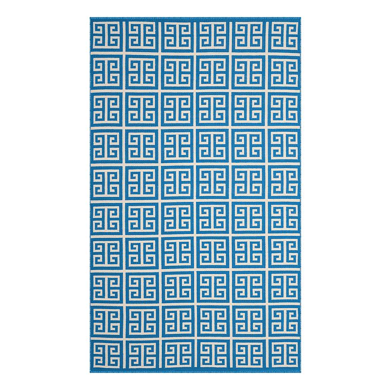 Safavieh Montauk Dani Greek Key Tile Rug, Blue, 8X10 Ft