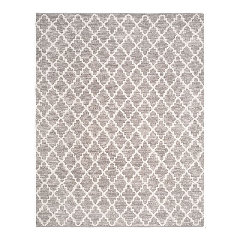Safavieh Montauk Jordan Trellis Rug, Grey, 6FT Sq