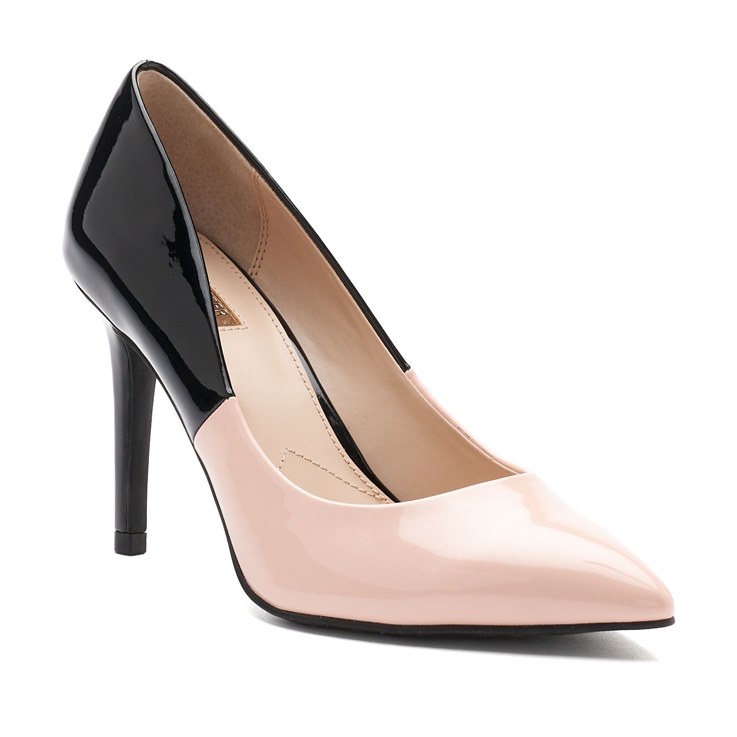 two tone heels pumps