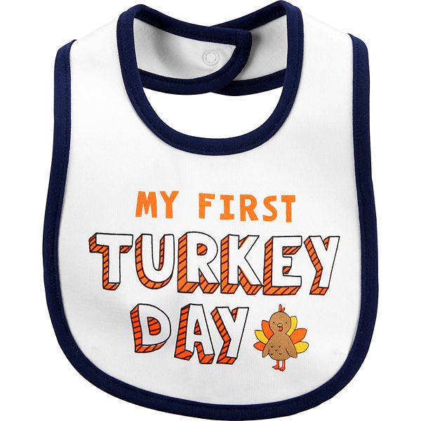 Baby Carter S My First Turkey Day Bib