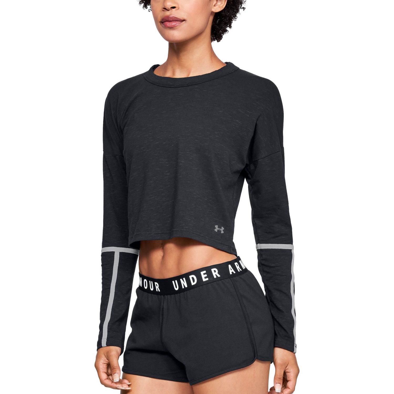 under armour long sleeve crop top