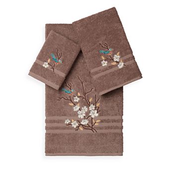 Linum Home Textiles Spring Time 3 pc Embellished Bath Towel Set