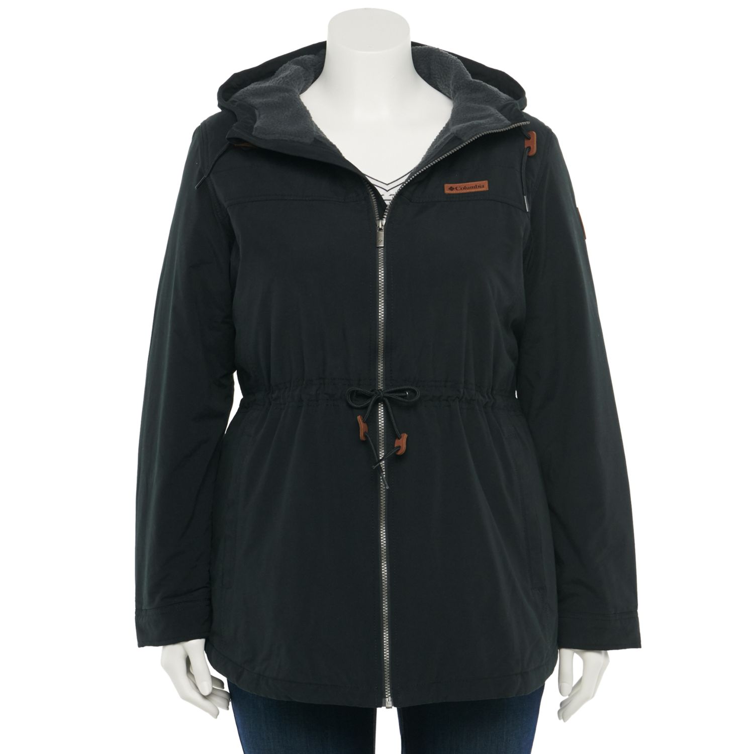 plus size columbia chatfield hill hooded anorak jacket