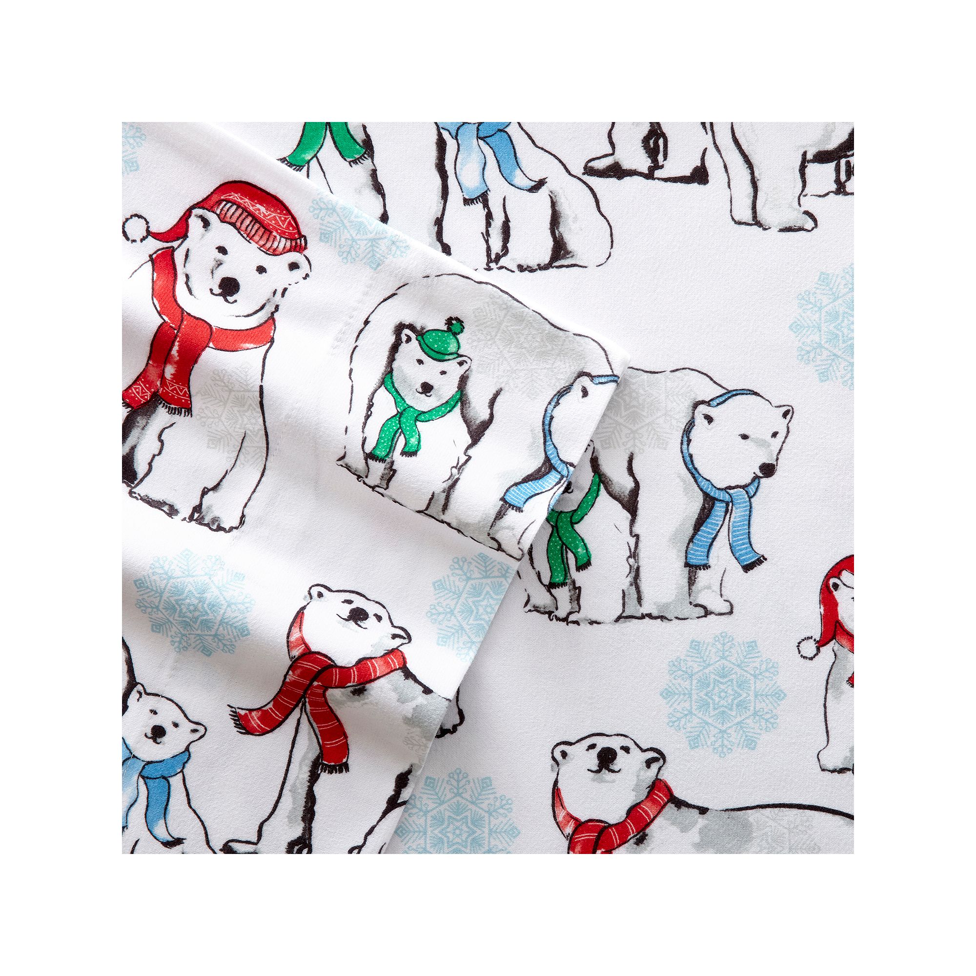 Micro Flannel® Sheet Set, Polar Bears