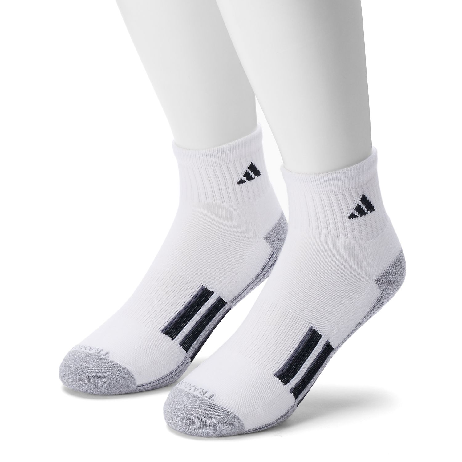 adidas men's cushioned quarter socks