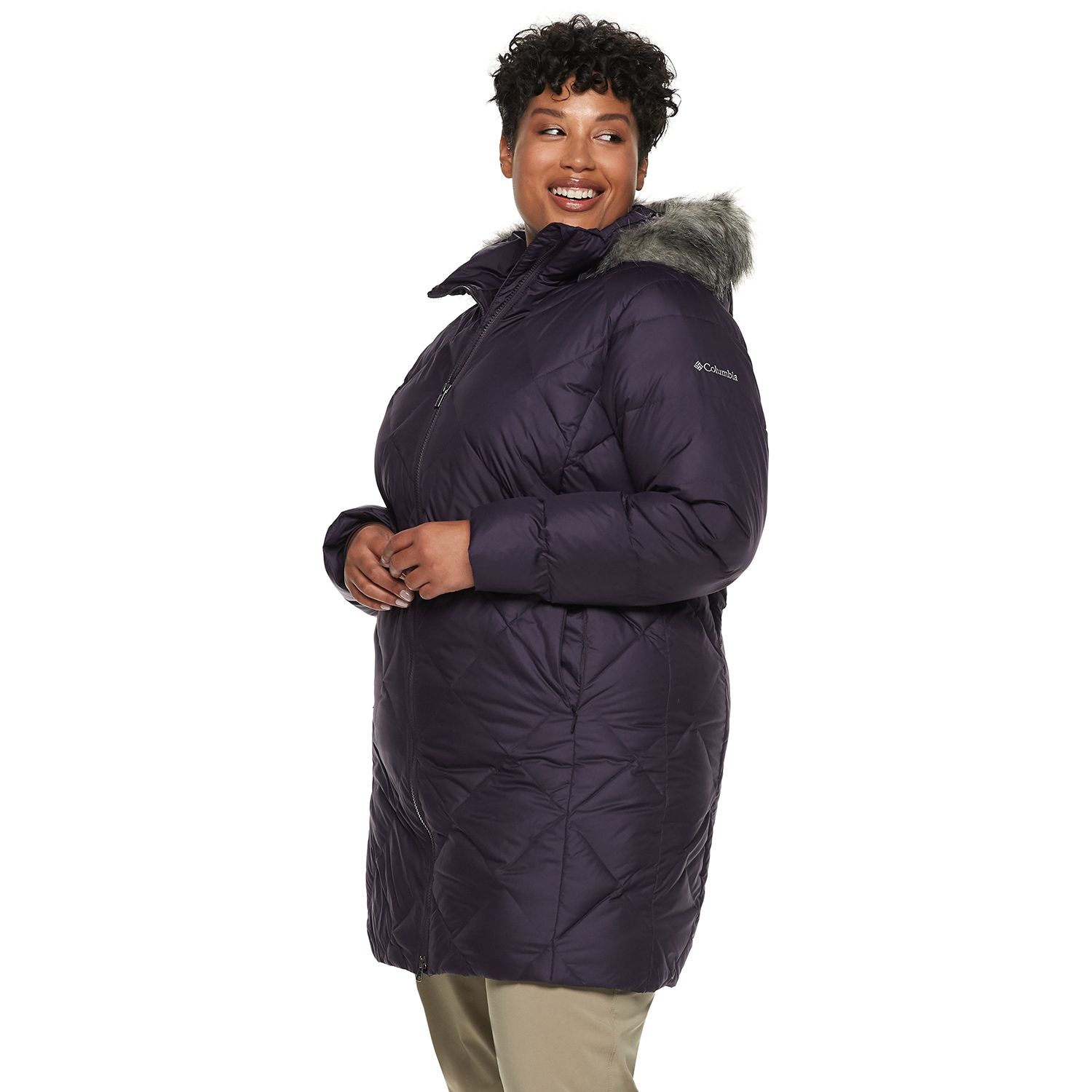 women's plus size columbia puffer jacket