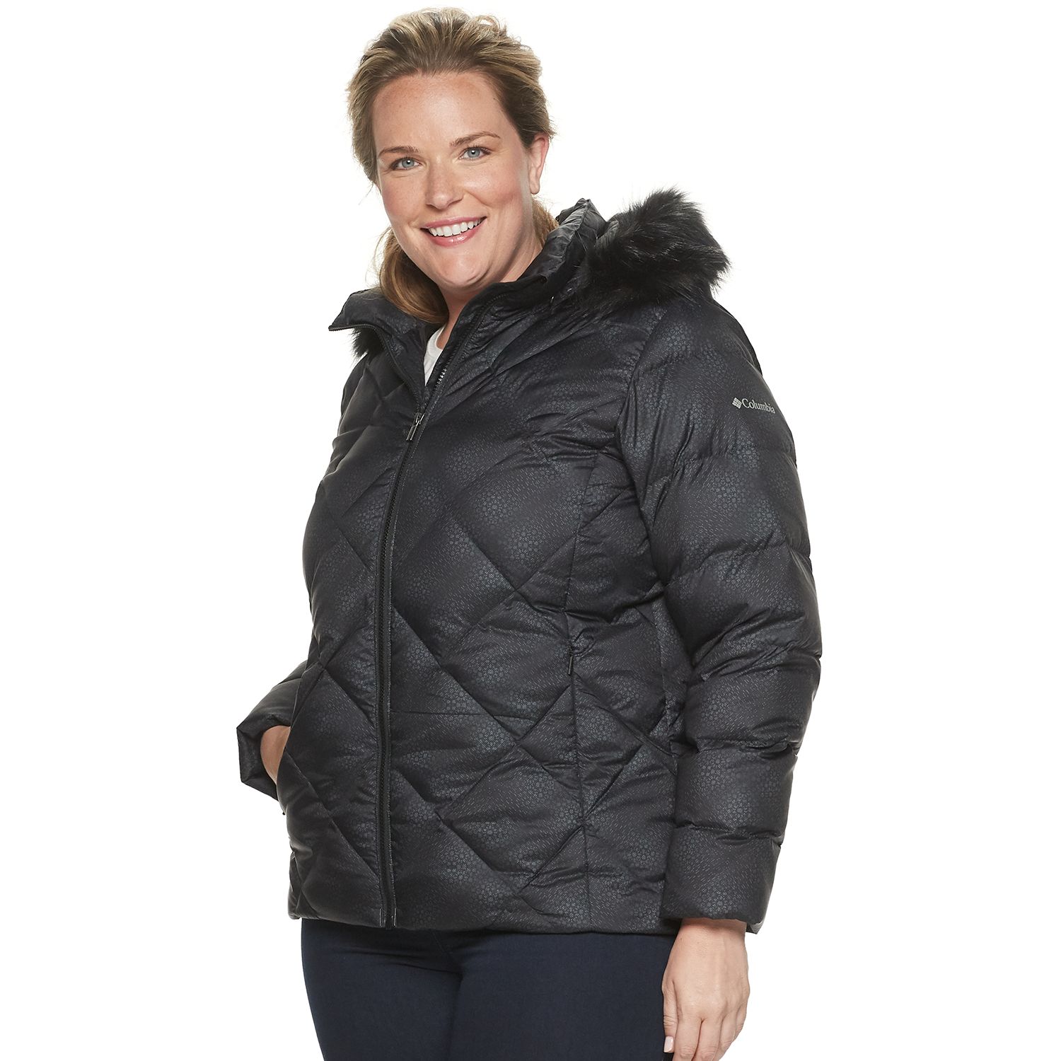 kohls plus size columbia coats