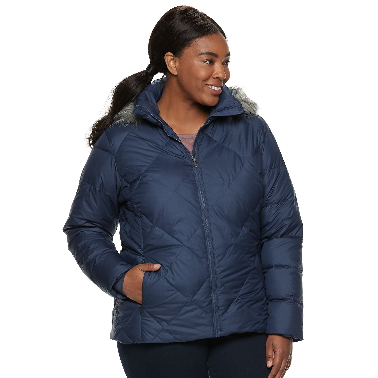women's plus size columbia puffer jacket