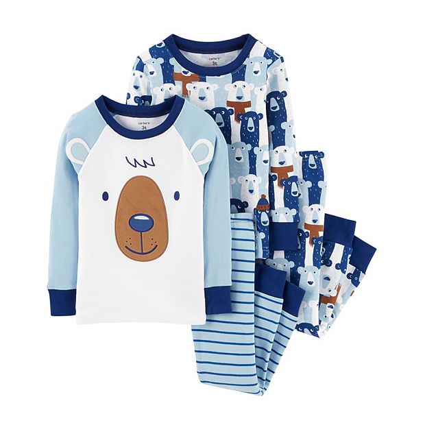 Kids Polar Bear Top Pajamas