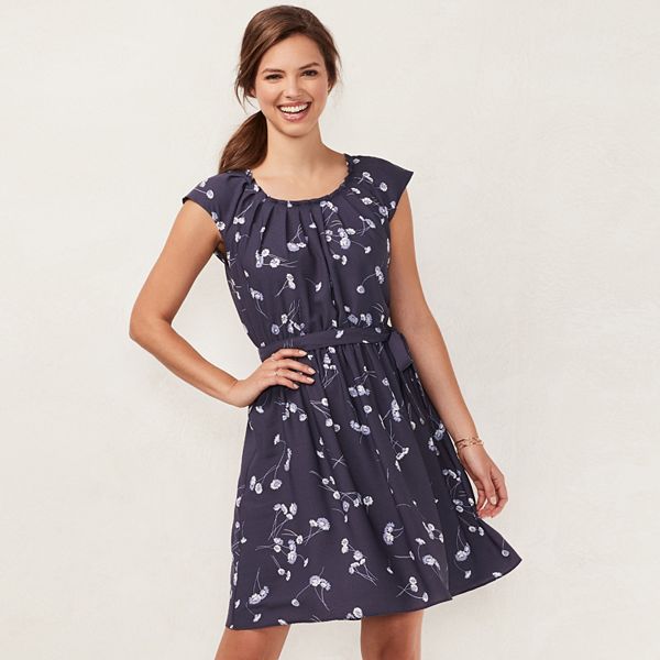 Women's LC Lauren Conrad Floral Pleated Dress