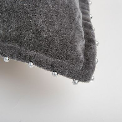 Rizzy Home Velvet Solid II Throw Pillow