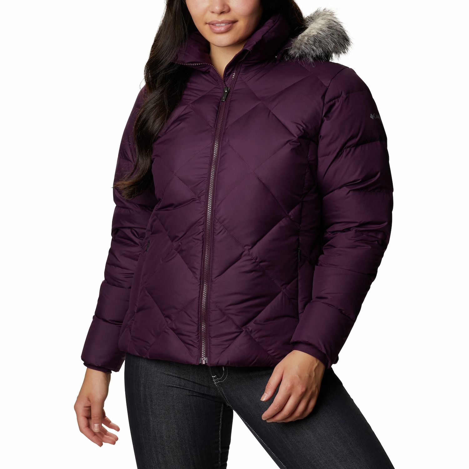 columbia icy heights quilted hooded water resistant heavyweight puffer jacket