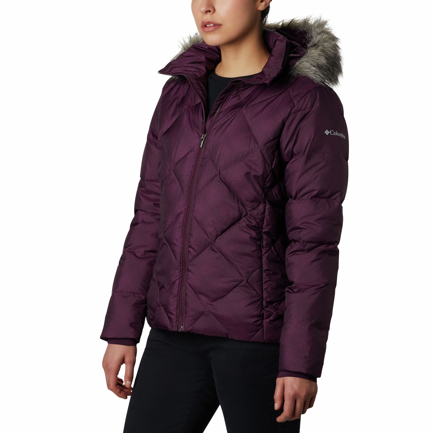 columbia icy heights quilted hooded water resistant heavyweight puffer jacket