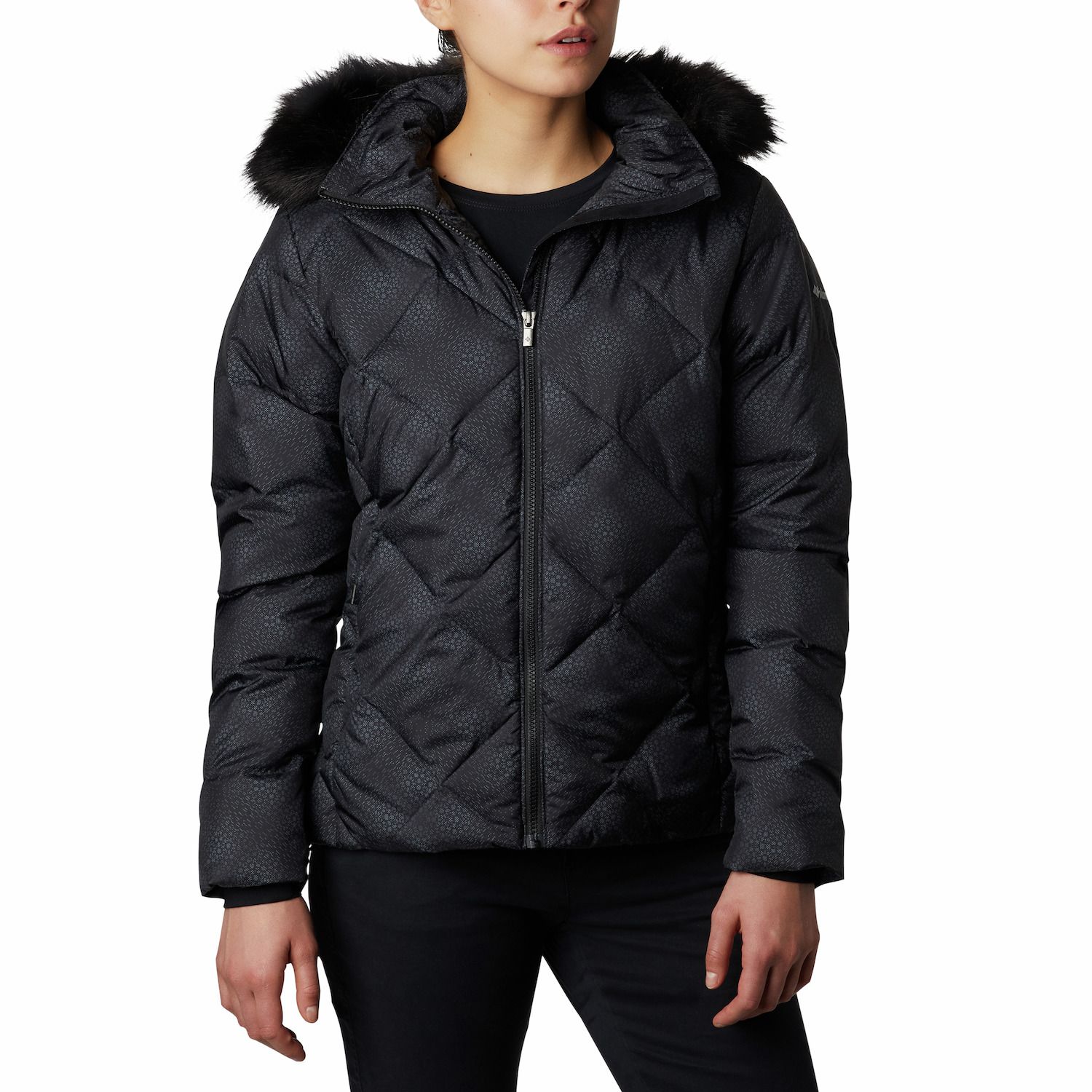 columbia icy heights quilted hooded water resistant heavyweight puffer jacket