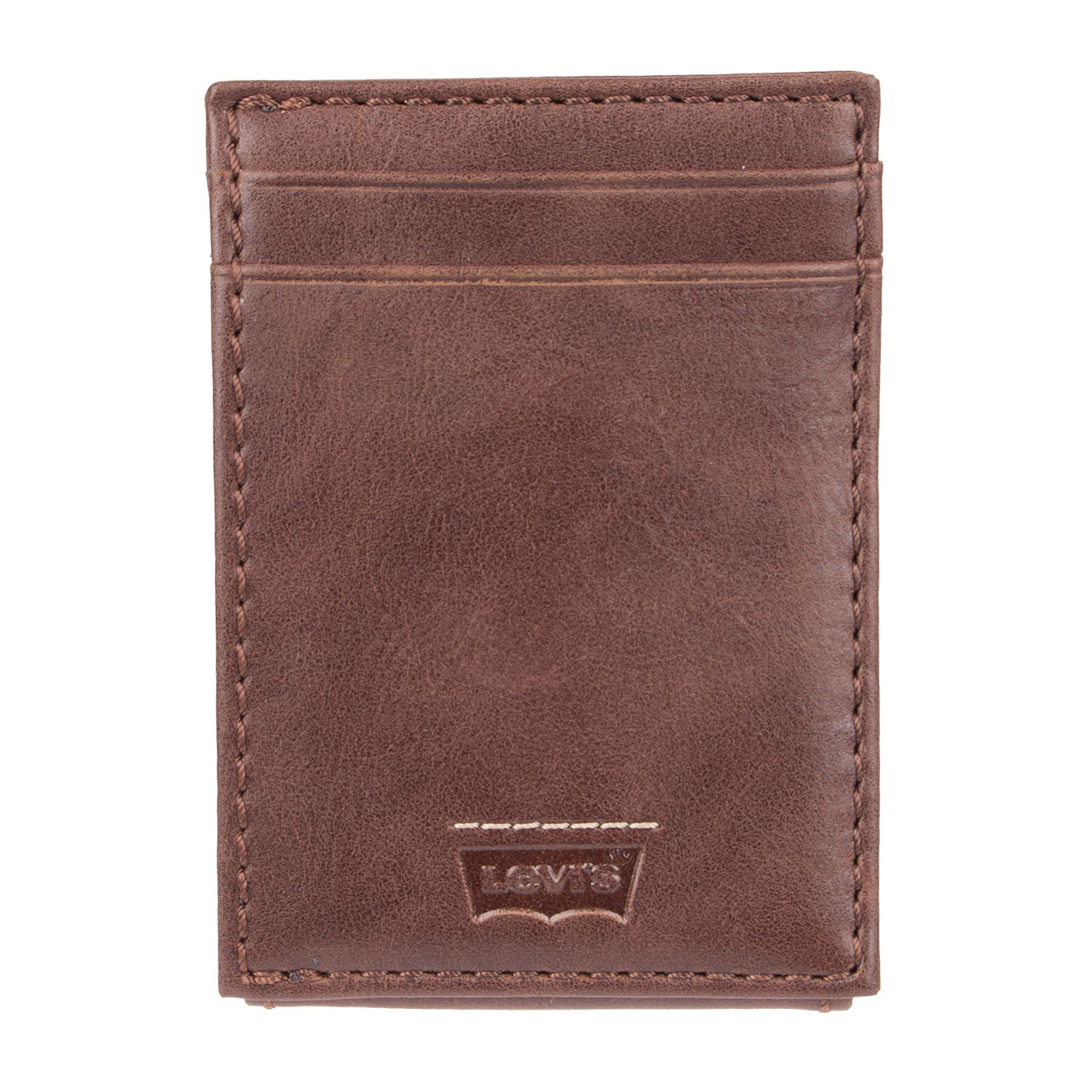 levi's leather wallet price
