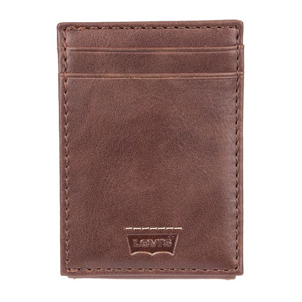 Introducir 40+ imagen men’s levi’s rfid-blocking front pocket wallet with magnetic money clip