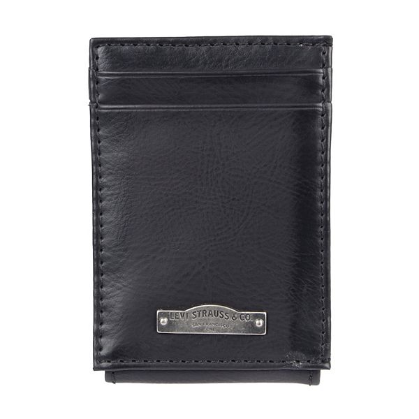 Levis money clip store wallet