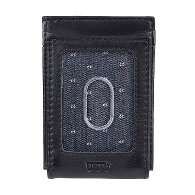 Men's Levi's® RFID-Blocking Front Pocket Wallet With Magnetic Money Clip