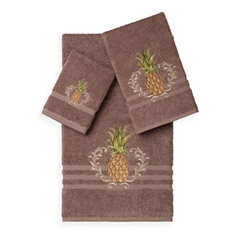 Linum Home Textiles Welcome 3 pc Embellished Bath Towel Set