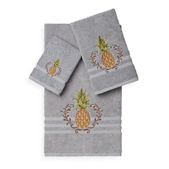 Linum Home Textiles Welcome 3 pc Embellished Bath Towel Set