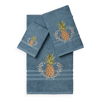 Linum Home Textiles Welcome 3 pc Embellished Bath Towel Set