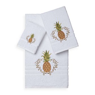 Linum Home Textiles Welcome 3 pc Embellished Bath Towel Set