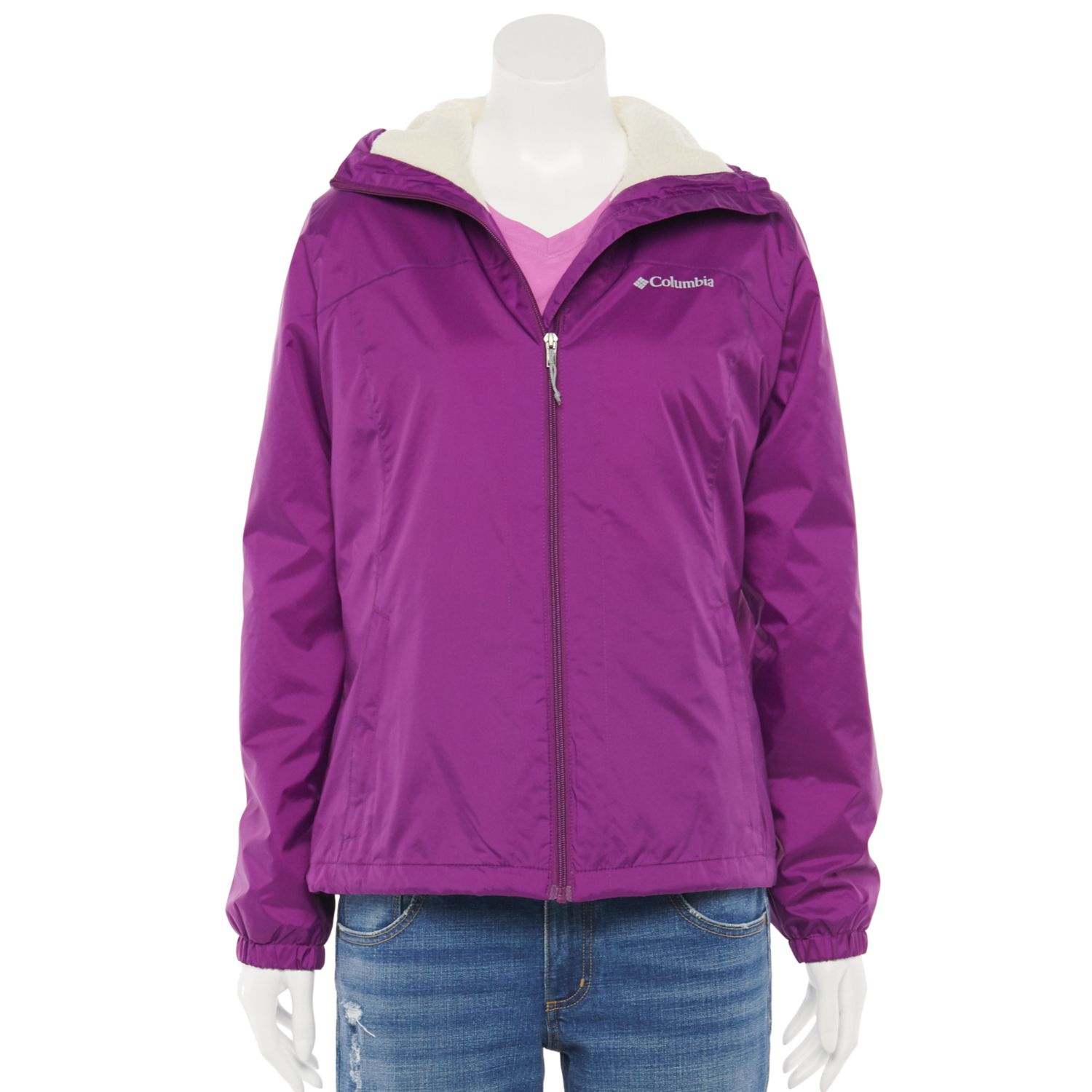 columbia women's rain jacket with hood