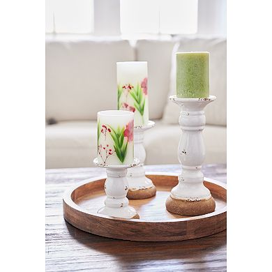 Sonoma Goods For Life® Small White Ceramic Pillar Holder