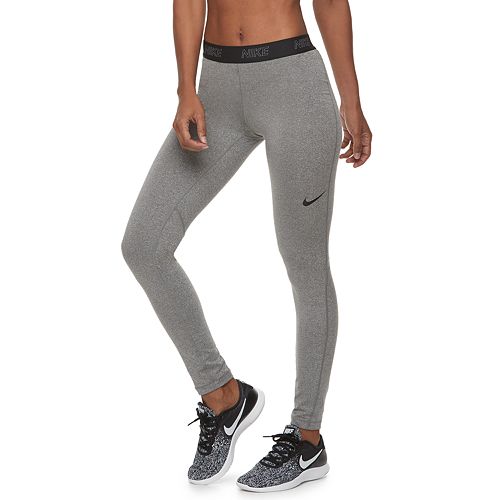 nike training seamless yoga leggings in black