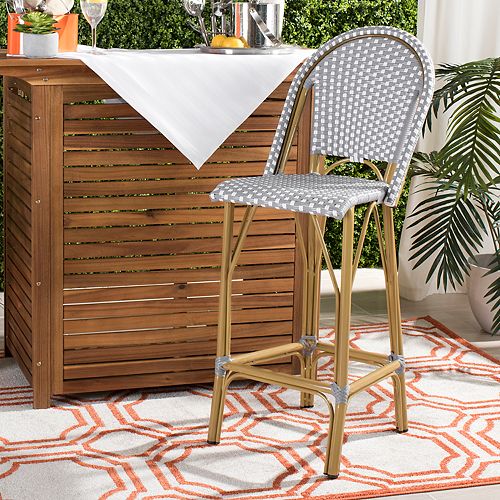 Safavieh Indoor / Outdoor Stacking Bistro Bar Stool