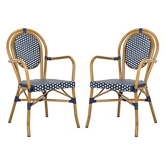 Safavieh Indoor / Outdoor Bistro Arm Chair 2 pc Set