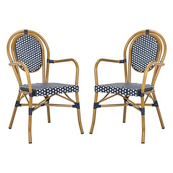 Safavieh Indoor / Outdoor Bistro Arm Chair 2 pc Set