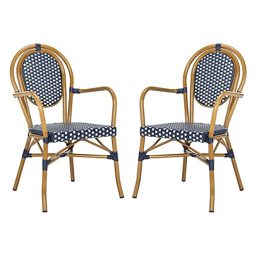 Safavieh Indoor / Outdoor Bistro Arm Chair 2piece Set