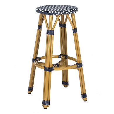 Safavieh Wicker Seat Indoor / Outdoor Bar Stool 