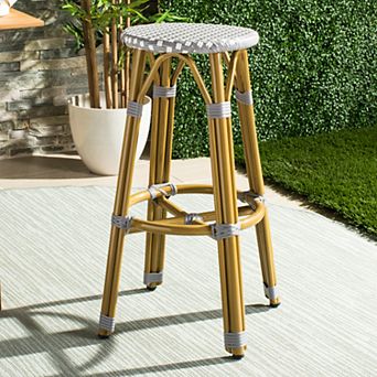 Safavieh Wicker Seat Indoor / Outdoor Bar Stool