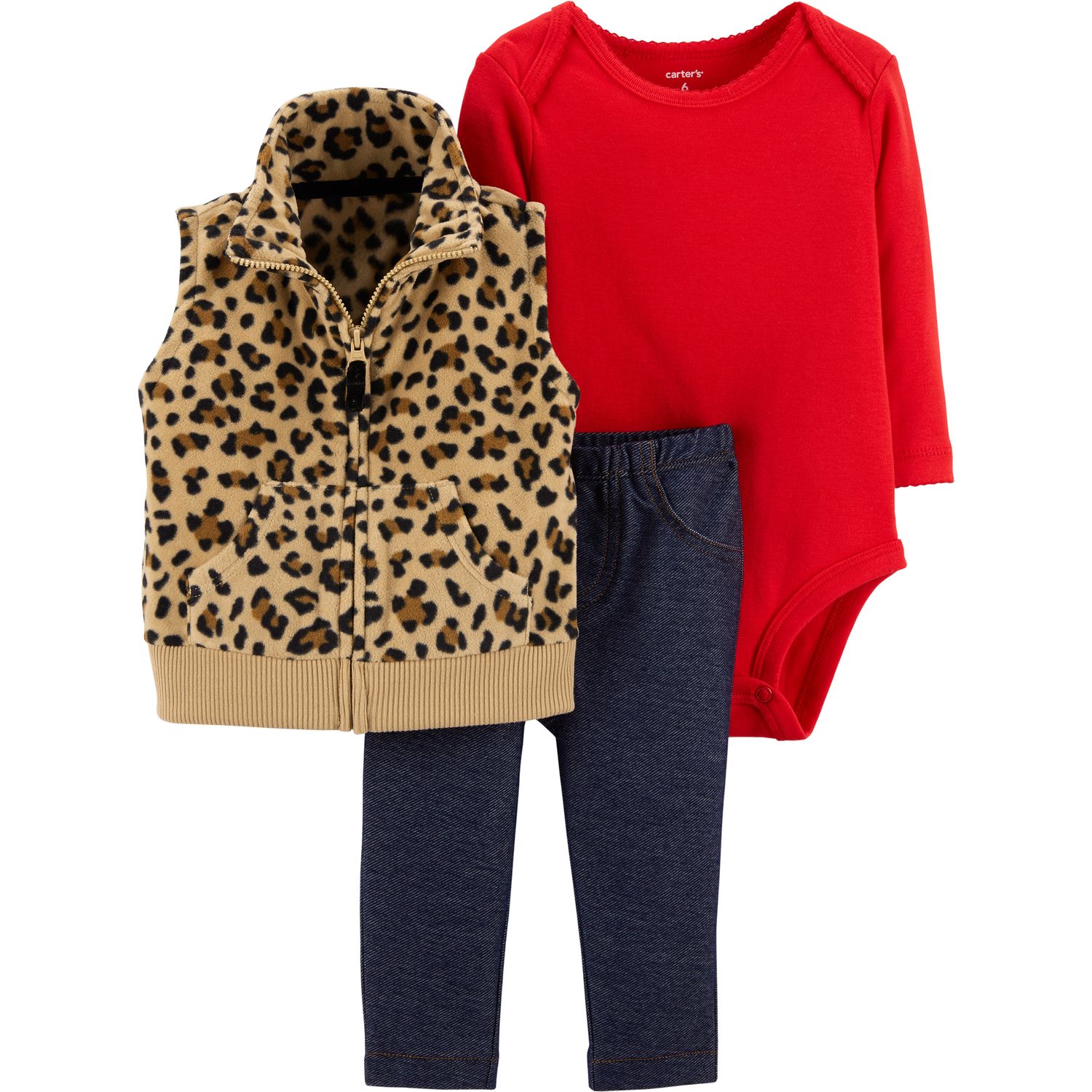 baby girl fleece vest
